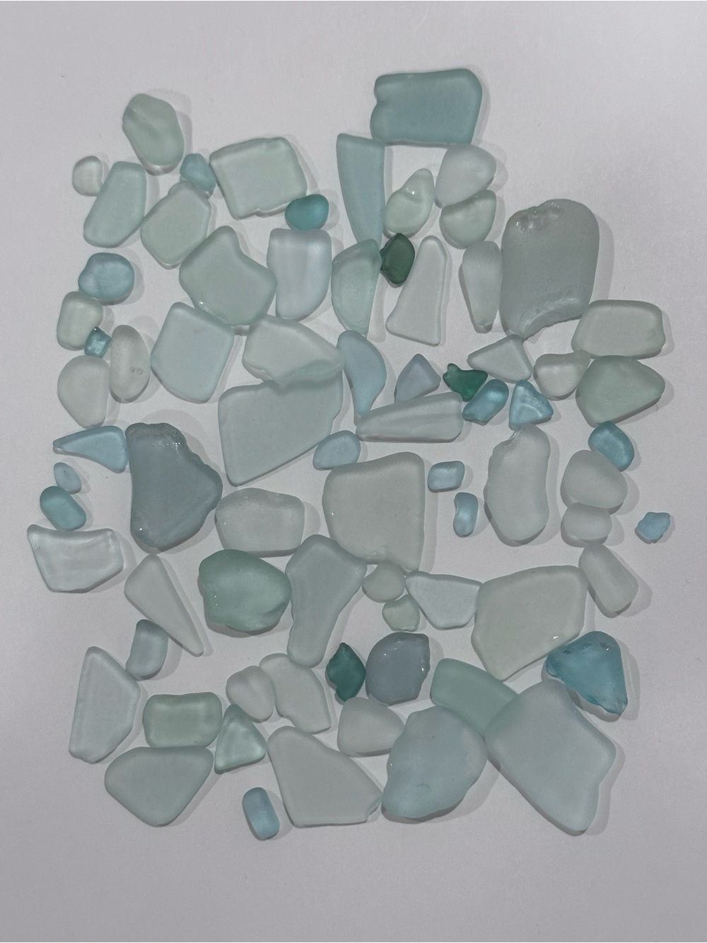 Authentic Green and blue Seaglass in Glass Vials - Picture 8 of 12